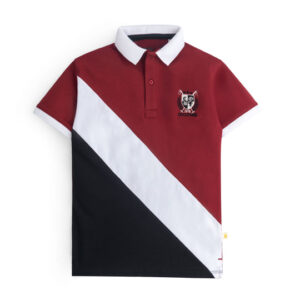 Tri-Color Crest Polo