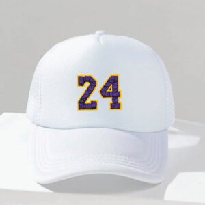 24 White Net Cap